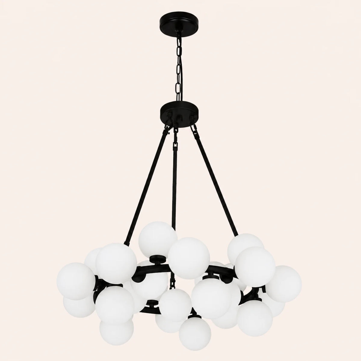 Arya 25 Light Black Chandelier