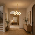 Arya 25 Light Satin Gold Chandelier