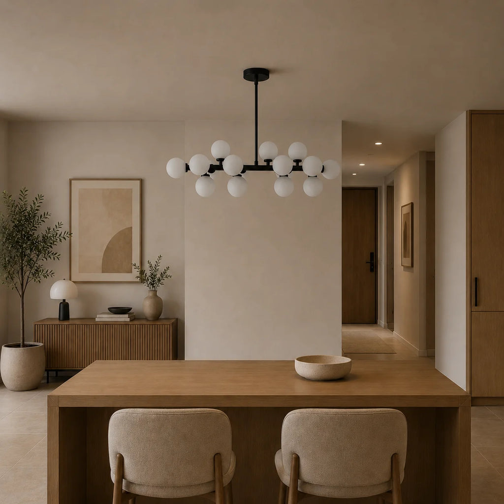 Arya 16 Light Black Chandelier