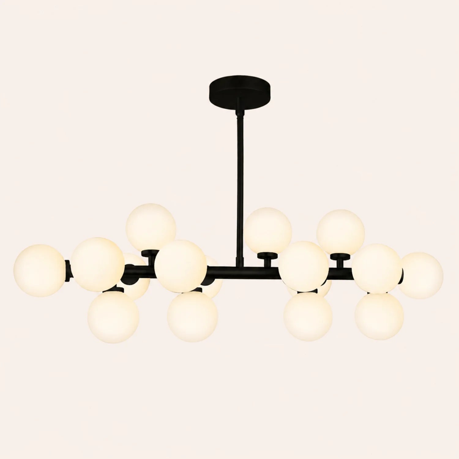 Arya 16 Light Black Chandelier