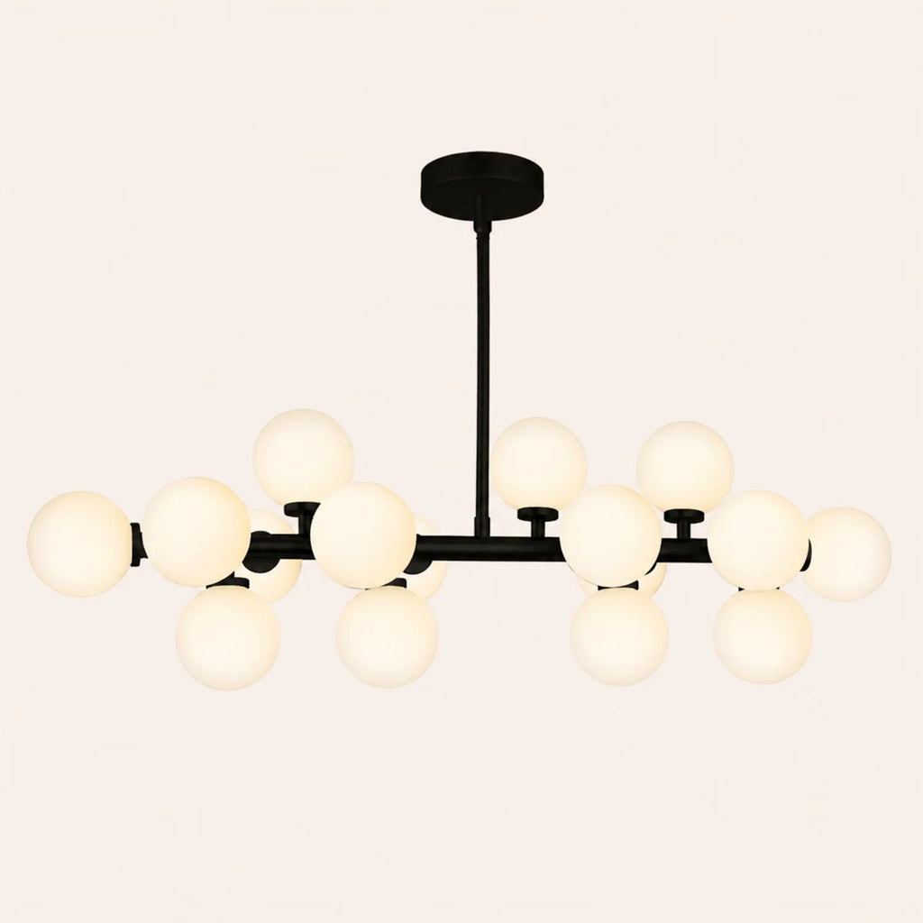 Arya 16 Light Black Chandelier