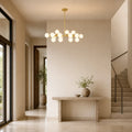 Arya 16 Light Satin Gold Chandelier