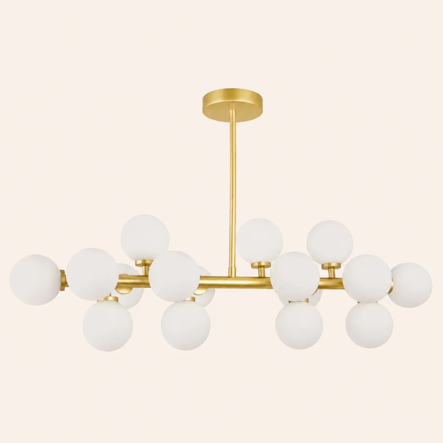 Arya 16 Light Satin Gold Chandelier