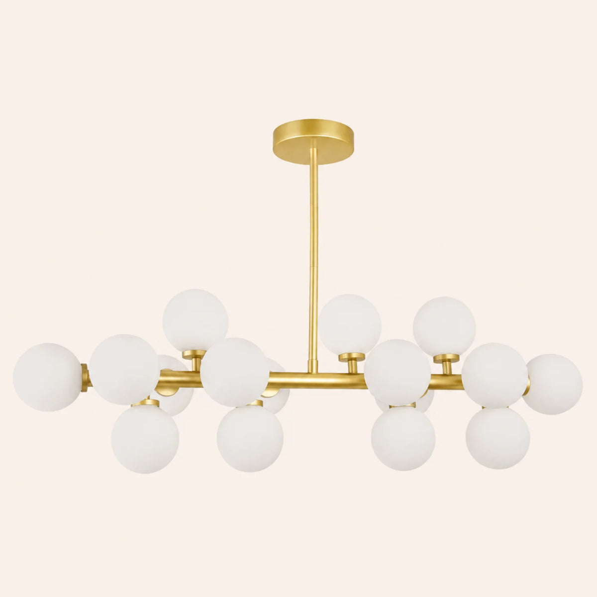 Arya 16 Light Satin Gold Chandelier