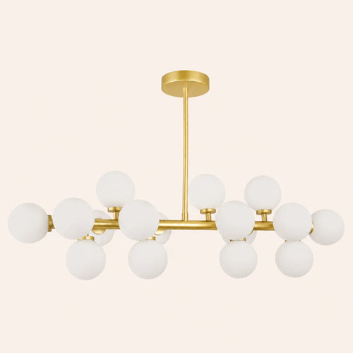 Arya 16 Light Satin Gold Chandelier