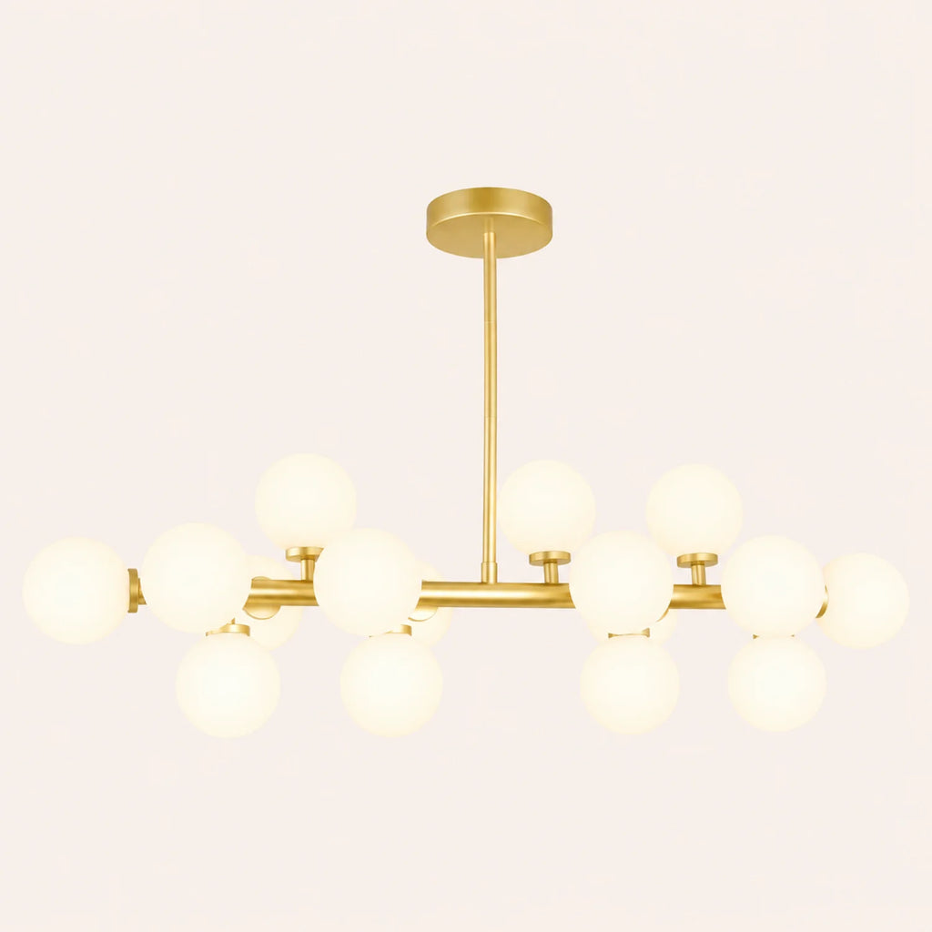 Arya 16 Light Satin Gold Chandelier