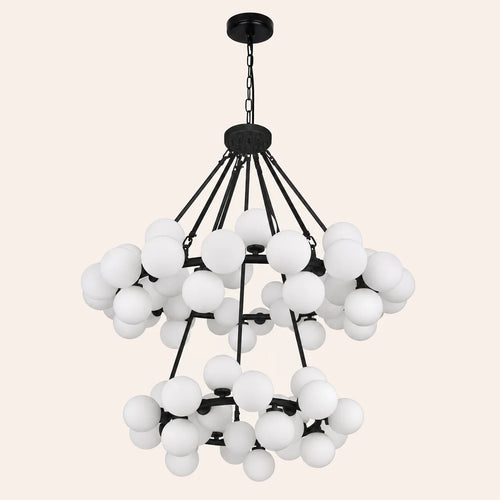 Arya 70 Light Black Chandelier