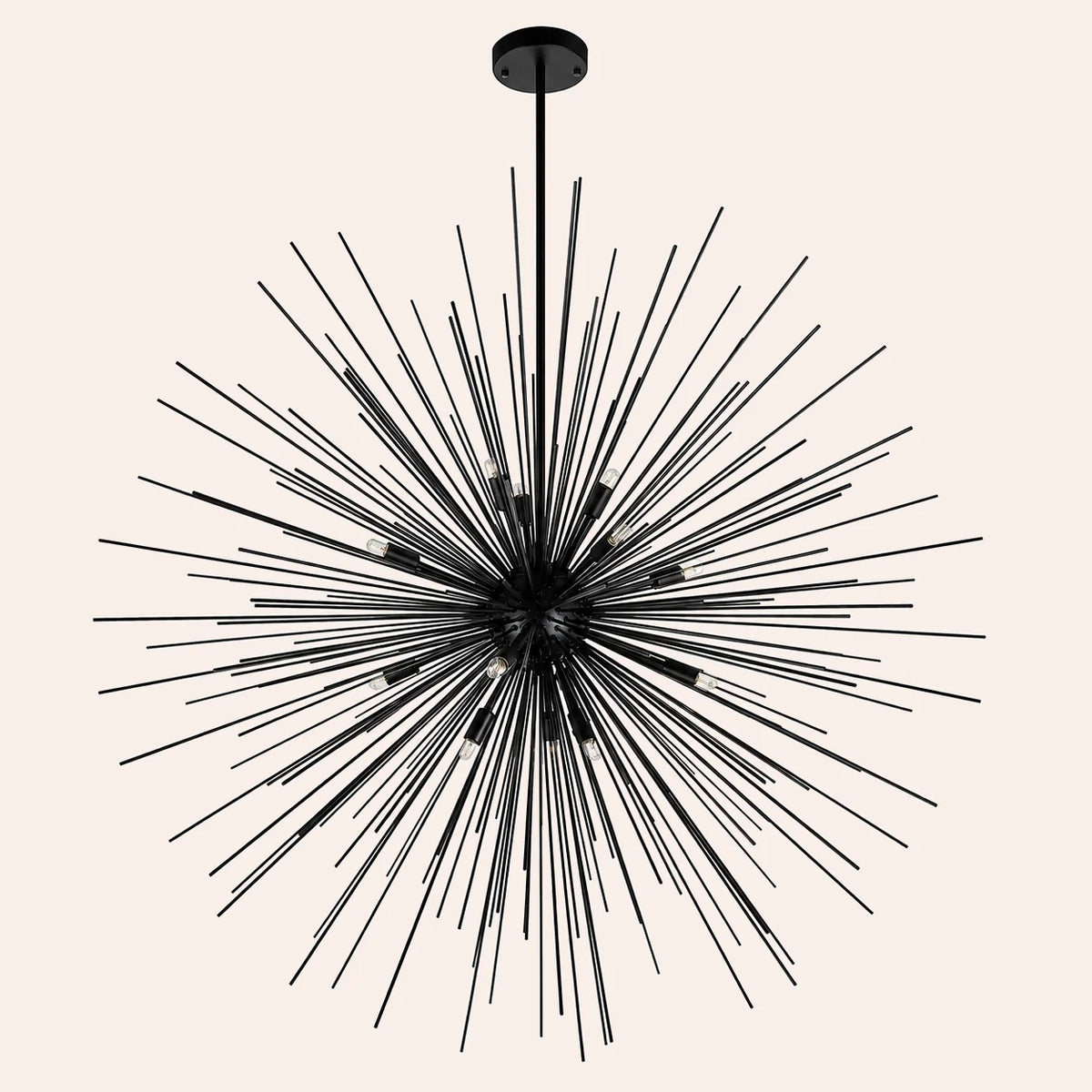 Savannah 14 Light 40in Black Chandelier