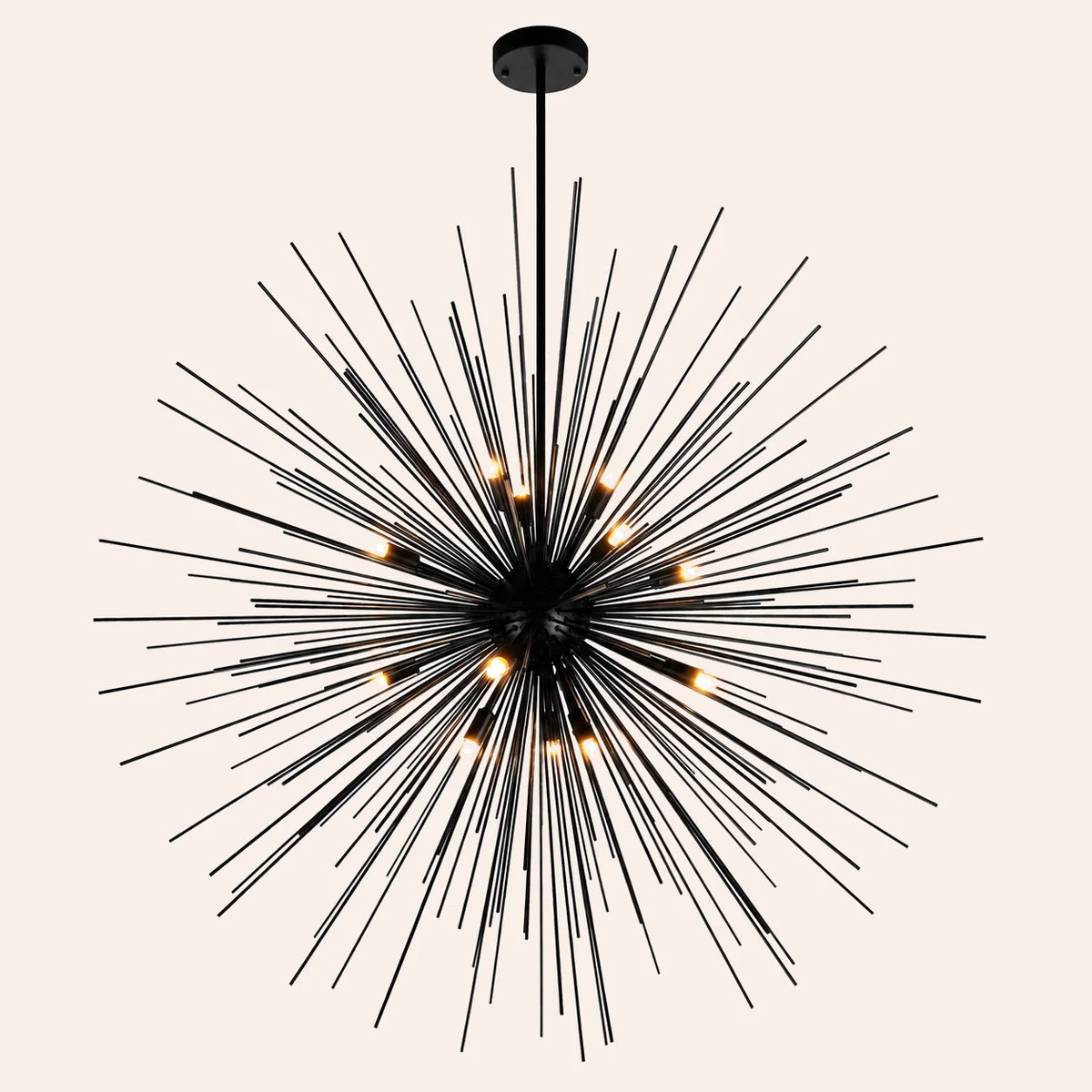 Savannah 14 Light 40in Black Chandelier