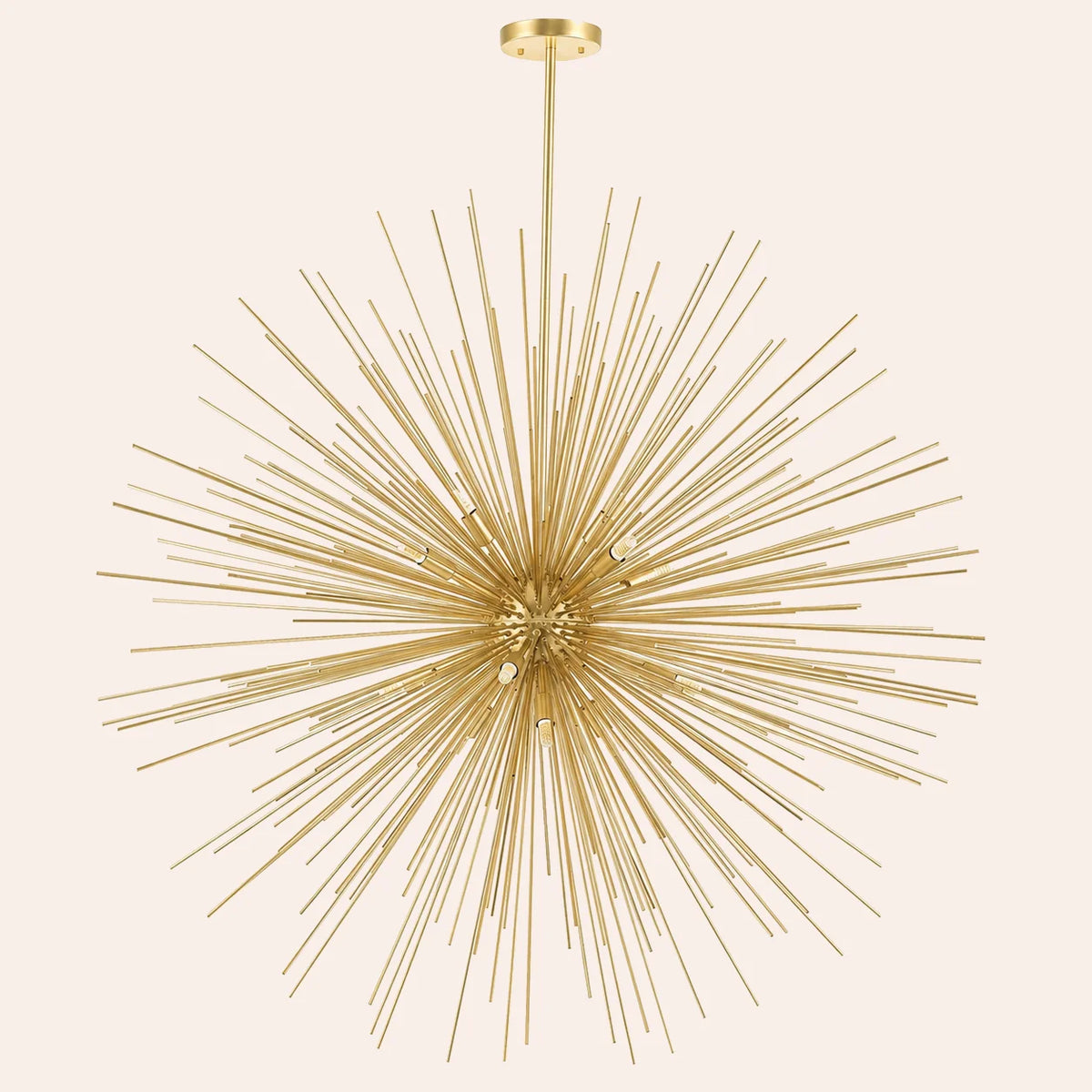 Savannah 14 Light 40in Gold Leaf Chandelier