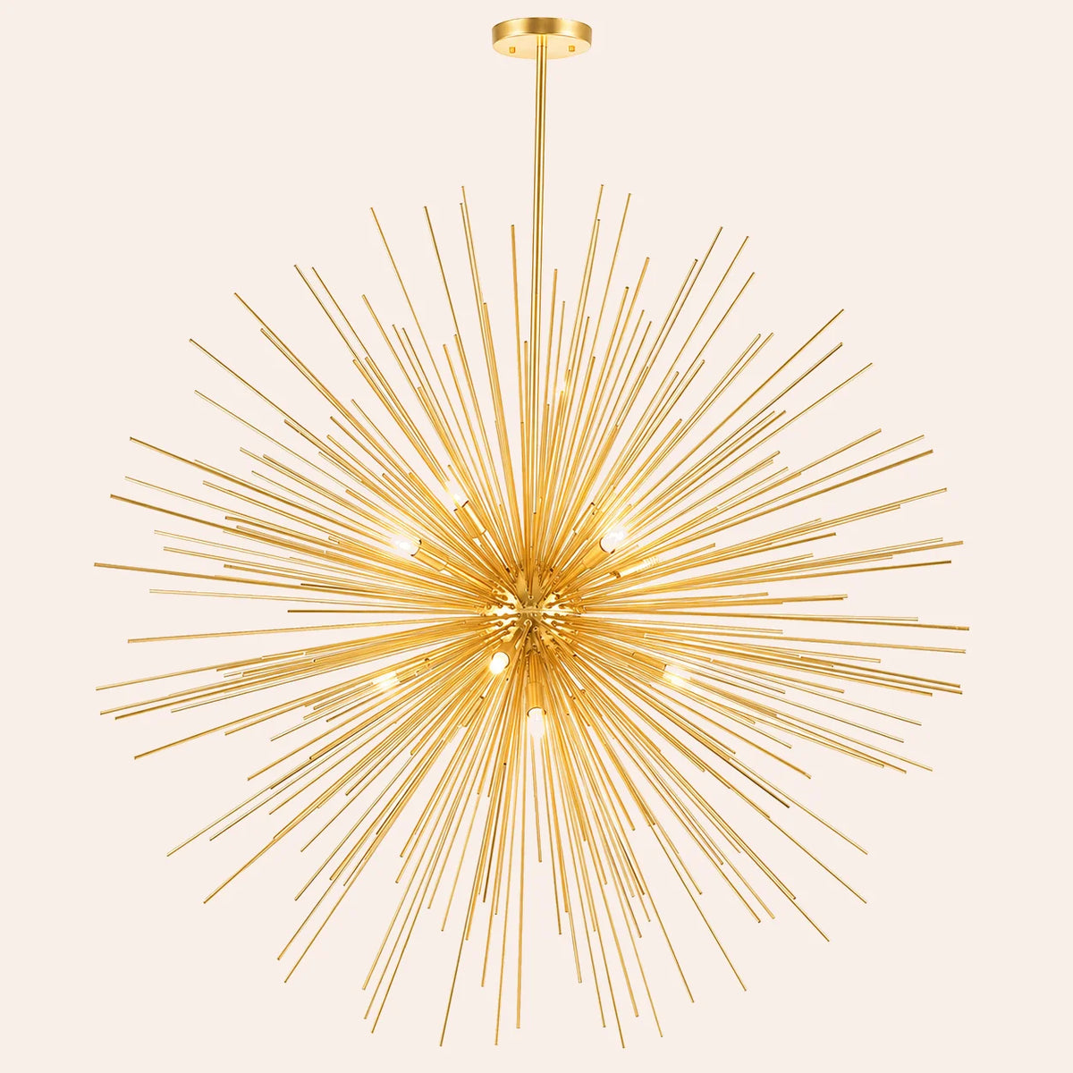 Savannah 14 Light 40in Gold Leaf Chandelier
