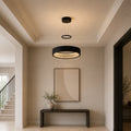 Rosalina Integrated LED 20in Matte Black Chandelier
