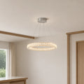 Madeline Integrated LED 32in Chrome Chandelier