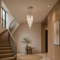 Celina Integrated LED 20in 19 Pendant Chrome Chandelier