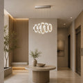 Celina Integrated LED 26in 5 Ring Chrome Chandelier