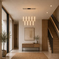 Celina Integrated LED 32in 9 Pendant Chrome Chandelier