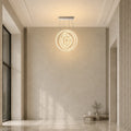 Celina Integrated LED 37in Round Chrome Chandelier
