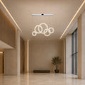 Celina Integrated LED 43in 5 Ring Chrome Chandelier