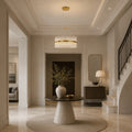 Genevieve Integrated LED 32in Medallion Gold Chandelier