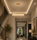Genevieve Integrated LED 47in Medallion Gold Chandelier