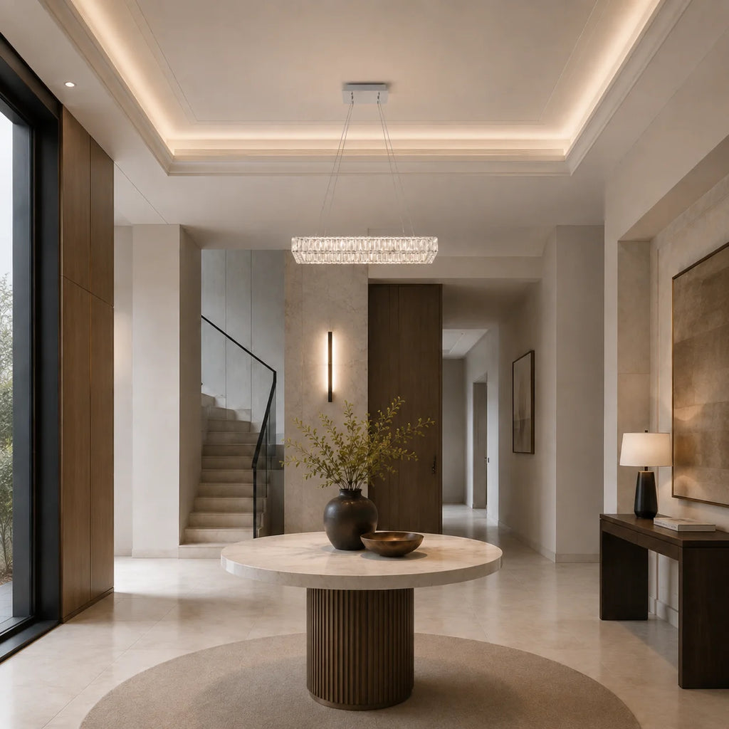 Felicity Integrated LED 44in Chrome Chandelier
