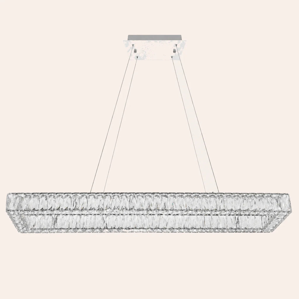 Felicity Integrated LED 44in Chrome Chandelier