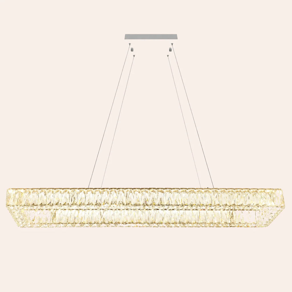 Felicity Integrated LED 44in Chrome Chandelier