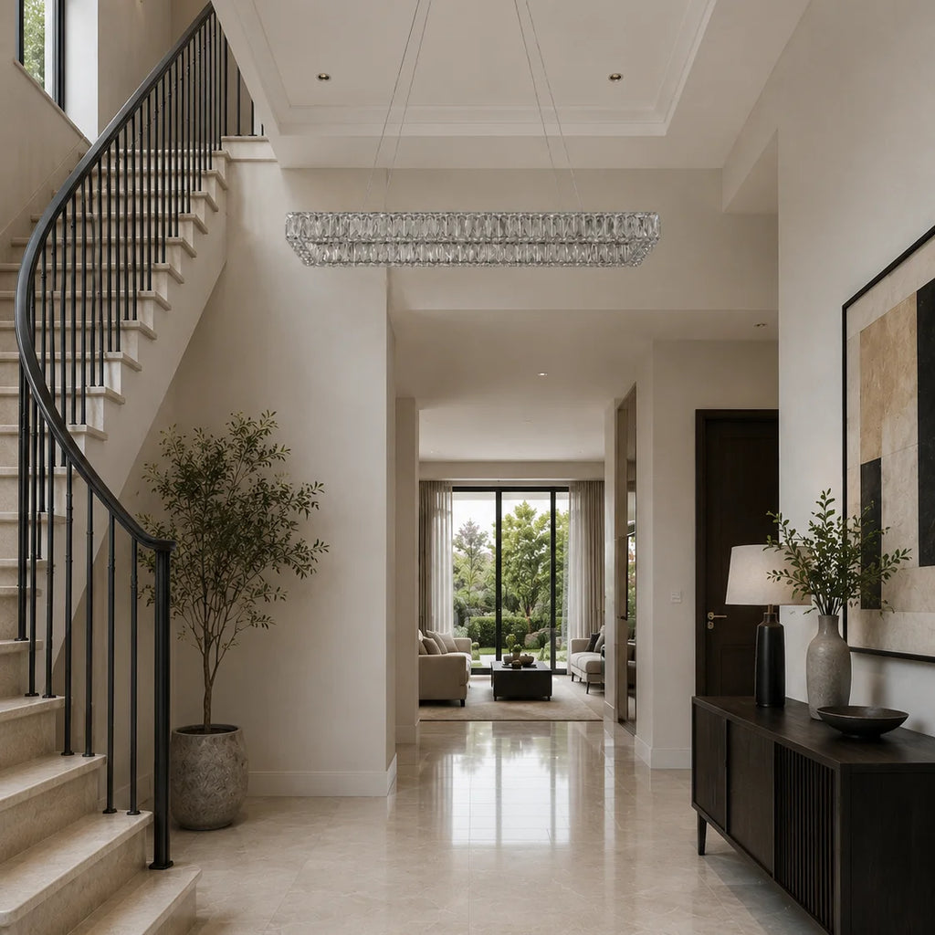 Felicity Integrated LED 52in Chrome Chandelier