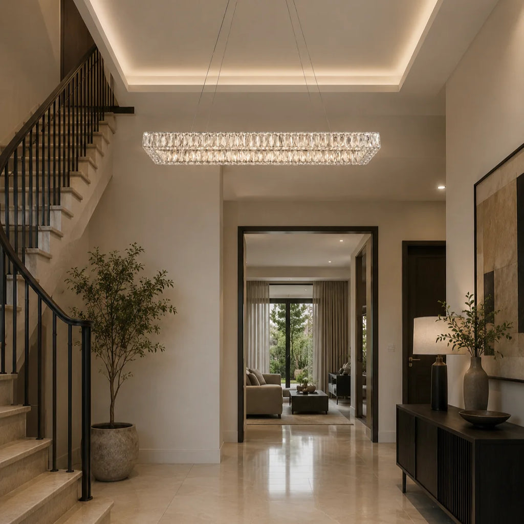 Felicity Integrated LED 52in Chrome Chandelier