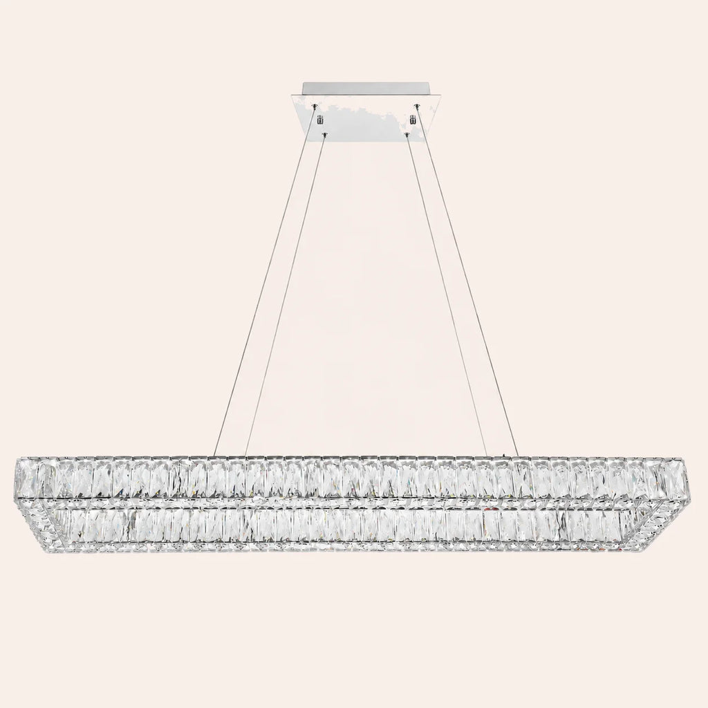 Felicity Integrated LED 52in Chrome Chandelier