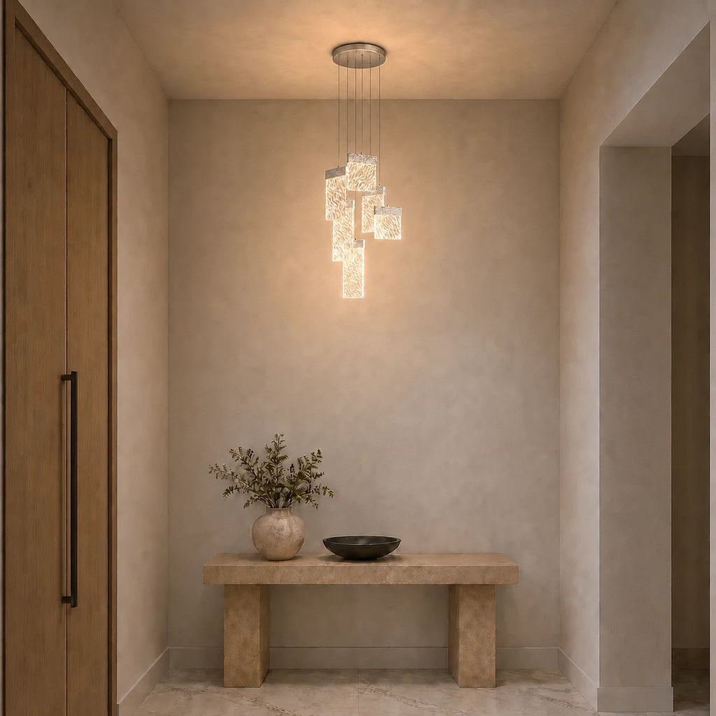 Carolina Integrated LED 16in Pewter Chandelier