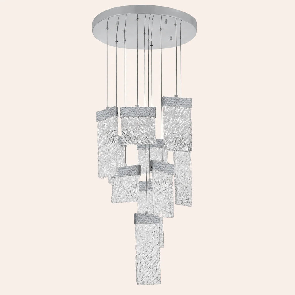 Carolina Integrated LED 20in Pewter Chandelier