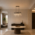 Anita 10 Light Black Chandelier