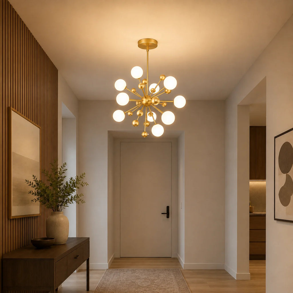 Element 11 Light 24in Sun Gold Chandelier