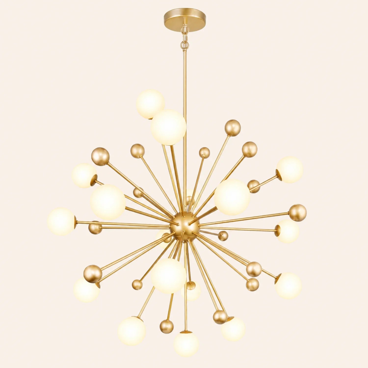 Element 17 Light 39in Sun Gold Chandelier