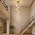 Da Vinci 6 Light 24in Brass Multi Light Pendant