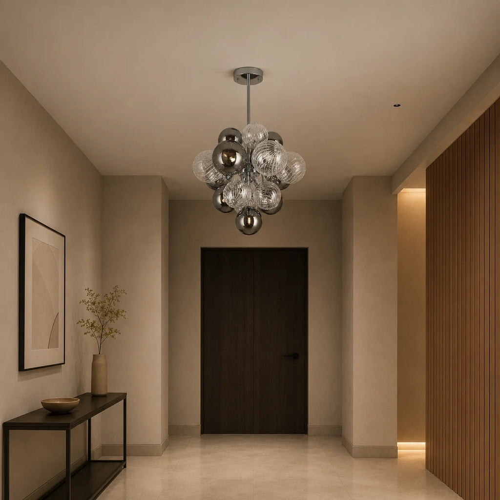 Pallocino 8 Light 16in Chrome Chandelier