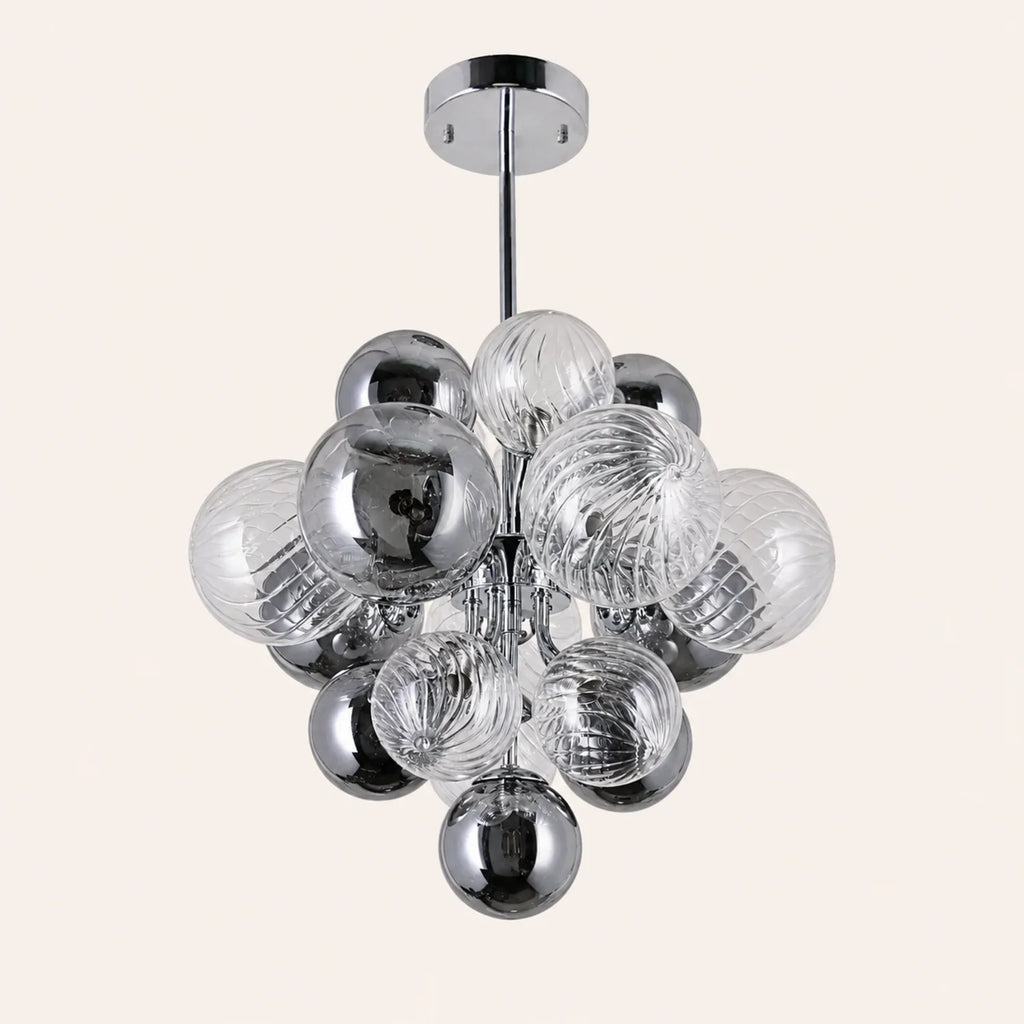 Pallocino 8 Light 16in Chrome Chandelier