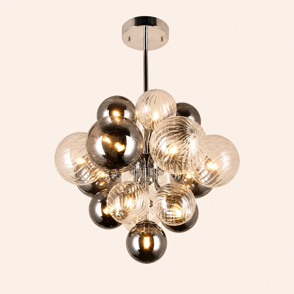 Pallocino 8 Light 16in Chrome Chandelier
