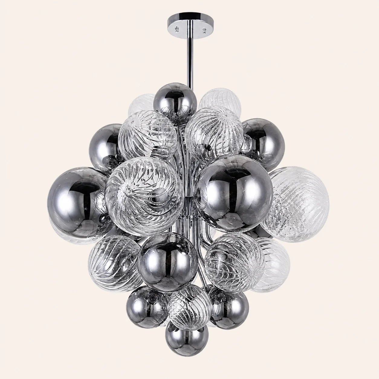 Pallocino 15 Light 25in Chrome Chandelier