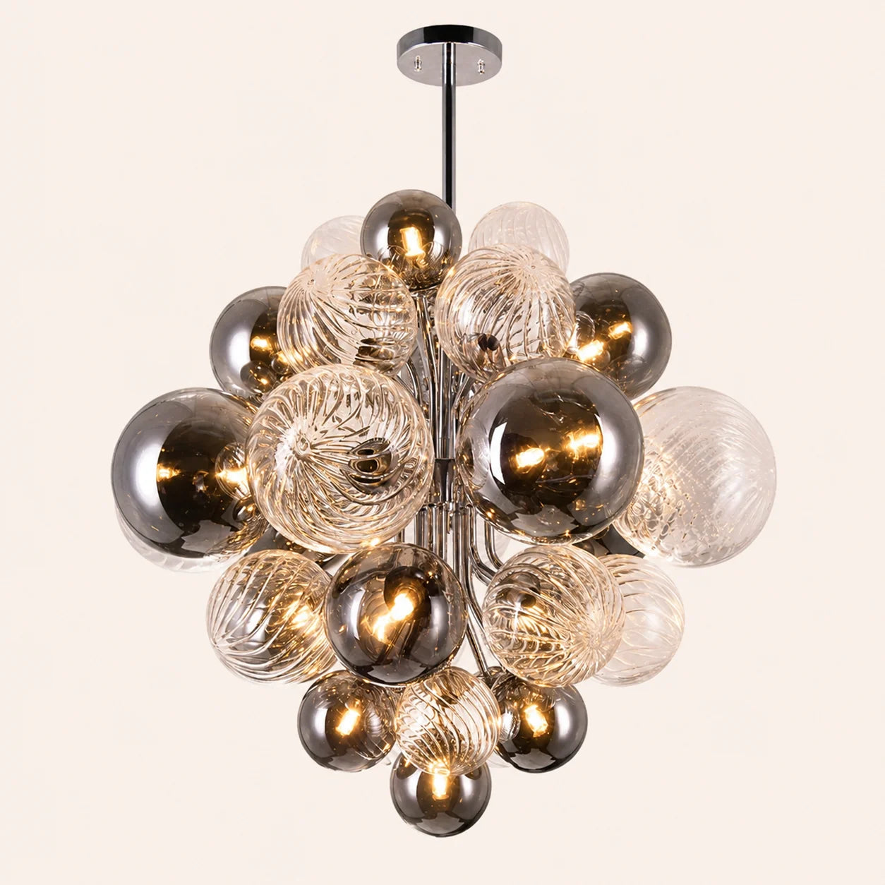 Pallocino 15 Light 25in Chrome Chandelier