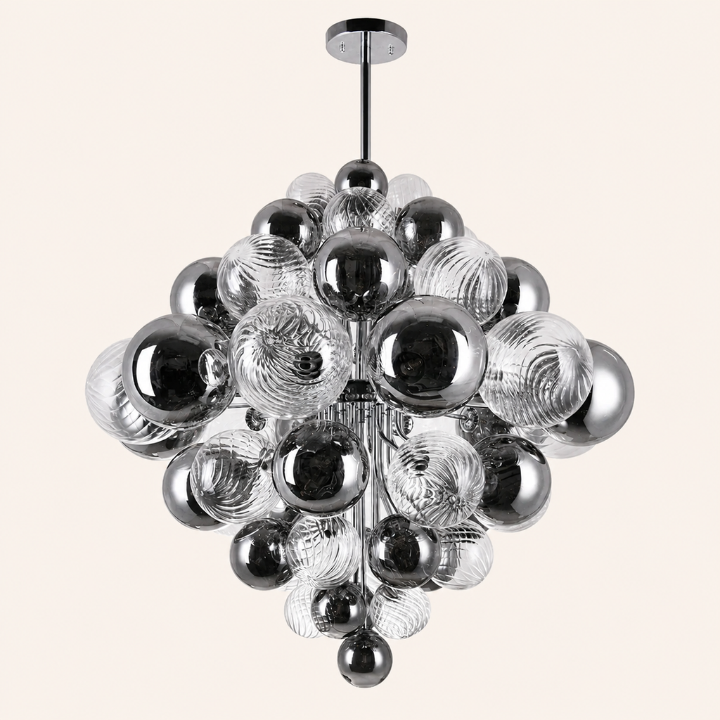Pallocino 27 Light 36in Chrome Chandelier