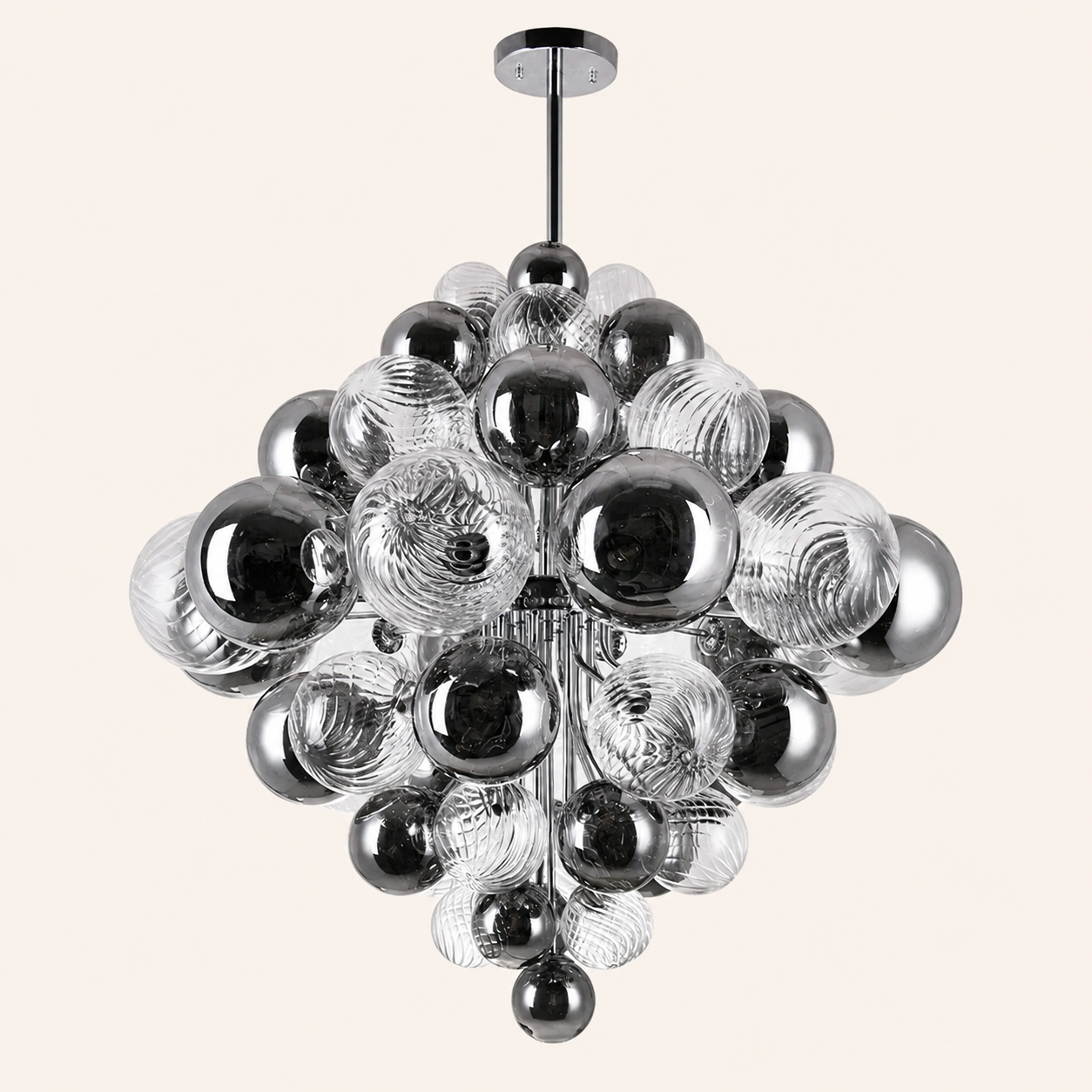 Pallocino 27 Light 36in Chrome Chandelier
