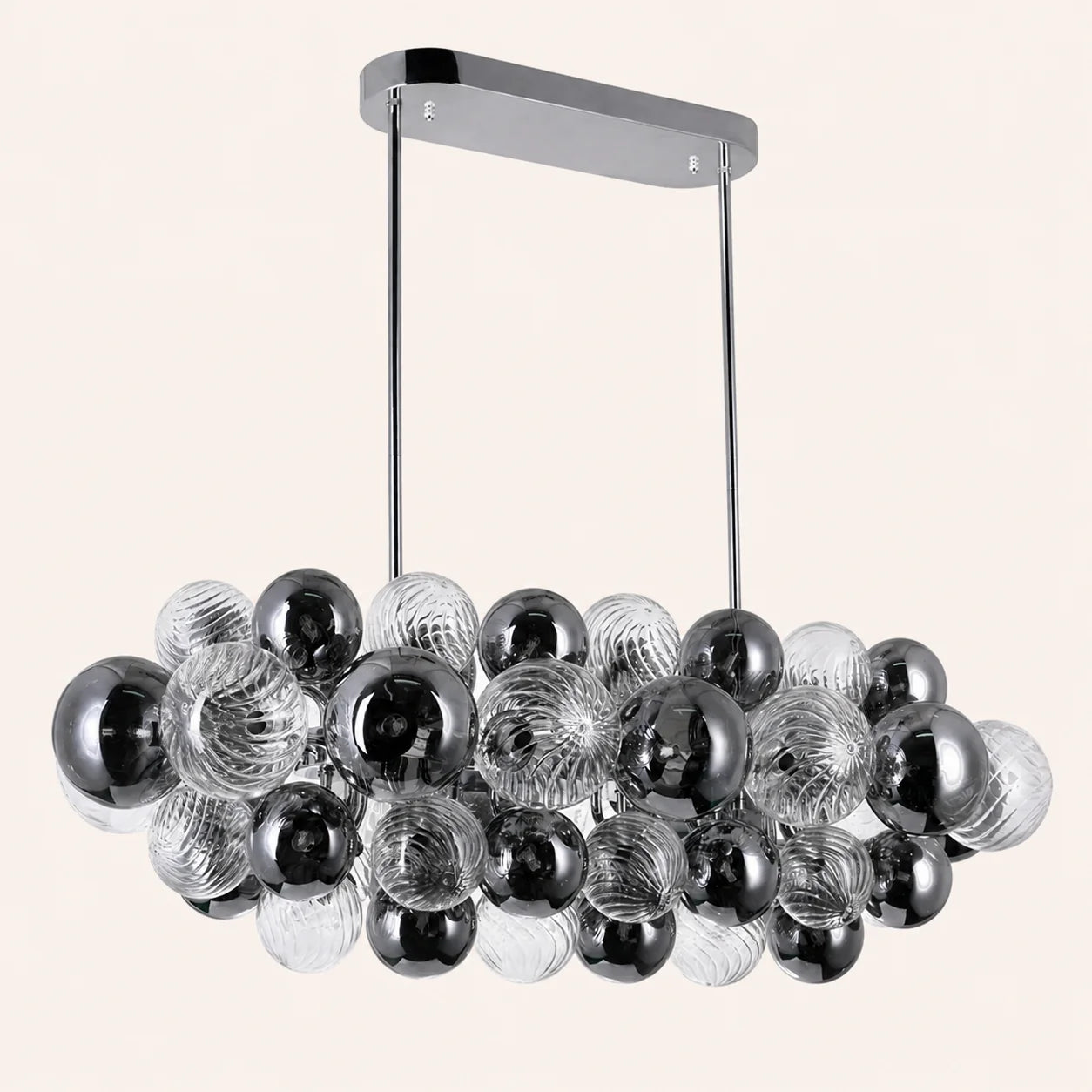 Pallocino 27 Light 39in Chrome Chandelier