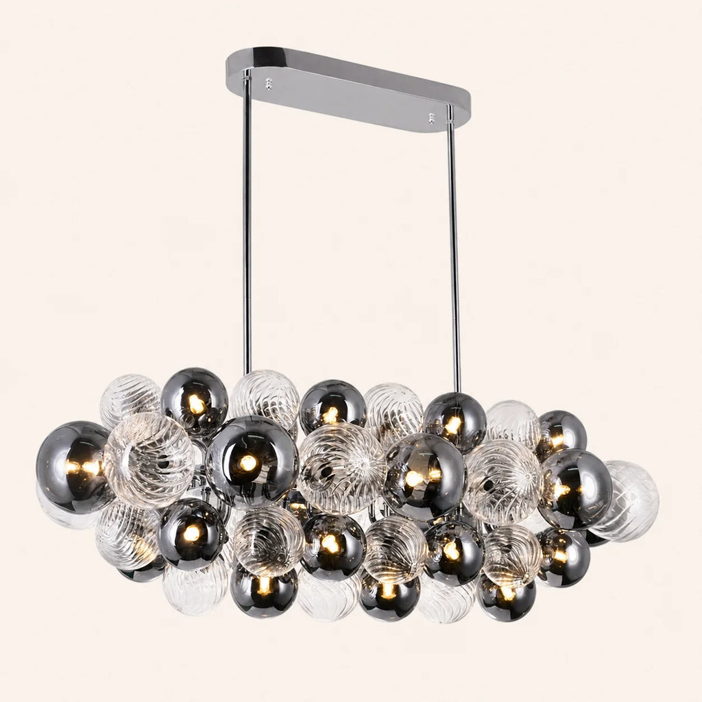 Pallocino 27 Light 39in Chrome Chandelier