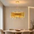 Cityscape 12 Light 20in Satin Gold Chandelier