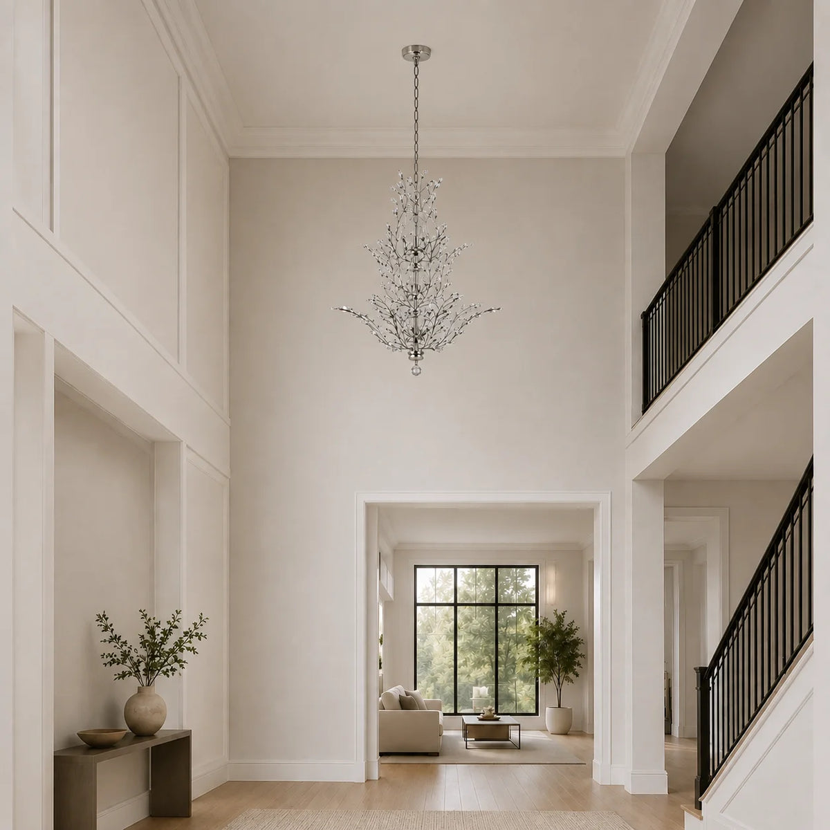 Ivy 18 Light 40in Chrome Chandelier