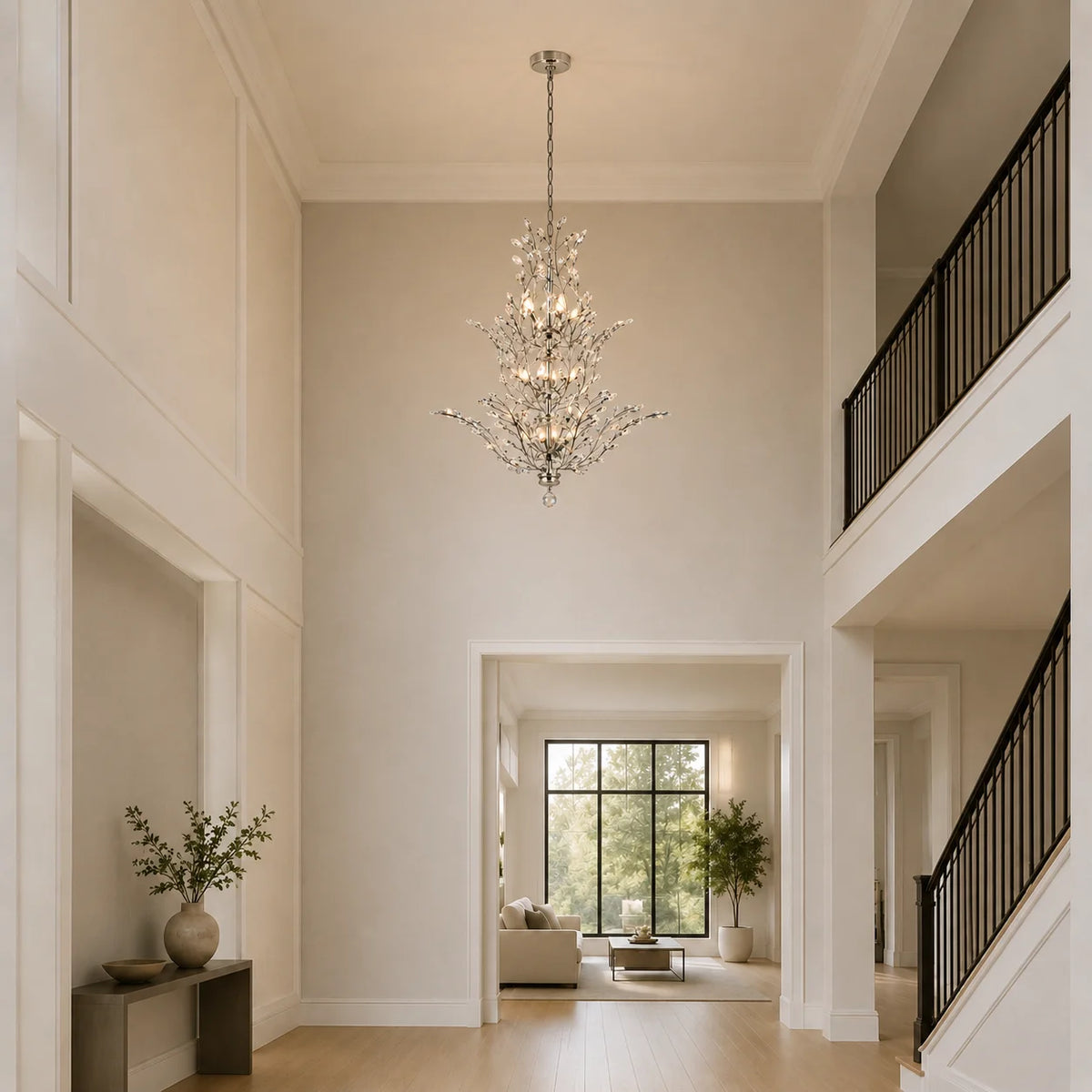 Ivy 18 Light 40in Chrome Chandelier