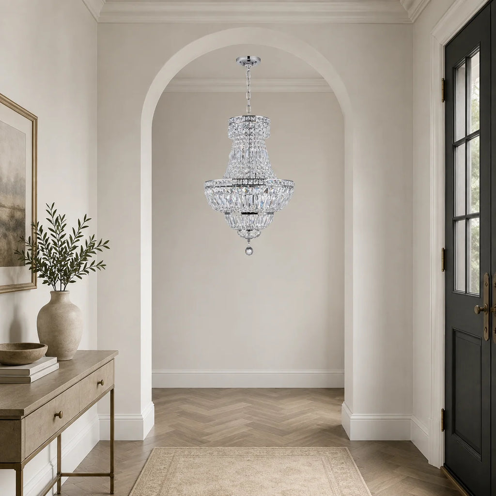 Stefania 8 Light Chrome Chandelier
