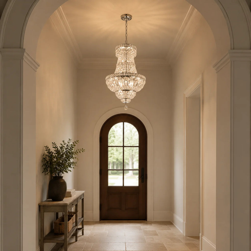 Stefania 8 Light Chrome Chandelier